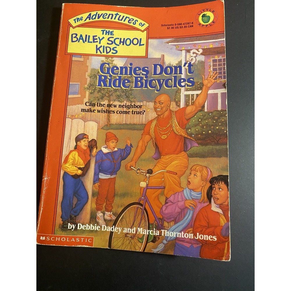 Genies Don't Ride Bicycles (The Adventures of the Bailey School Kids, #8) - GOOD